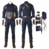 Captain America Costumes Avengers Infinity War Steve Rogers Cosplay Costume