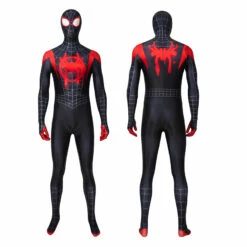 Front Page 17 Miles Morales Costume Spider-Man Into The Spider-Verse Cosplay Costume