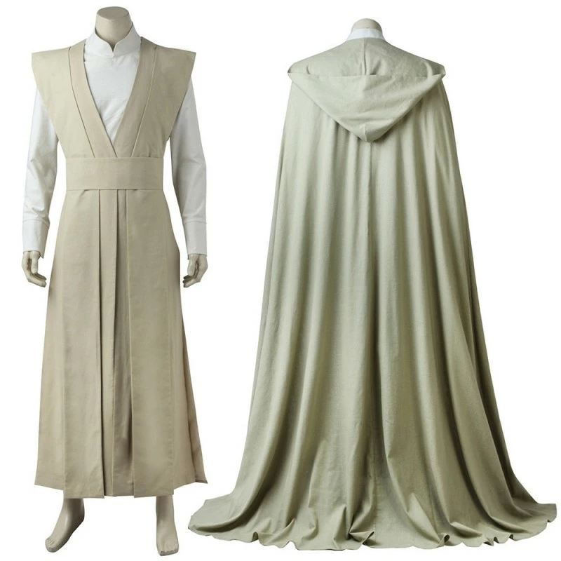 Star Wars 8 The Last Jedi Costumes Luke Skywalker Cosplay Costume 6 Star Wars 8 The Last Jedi Costumes Luke Skywalker Cosplay Costume - Image 4