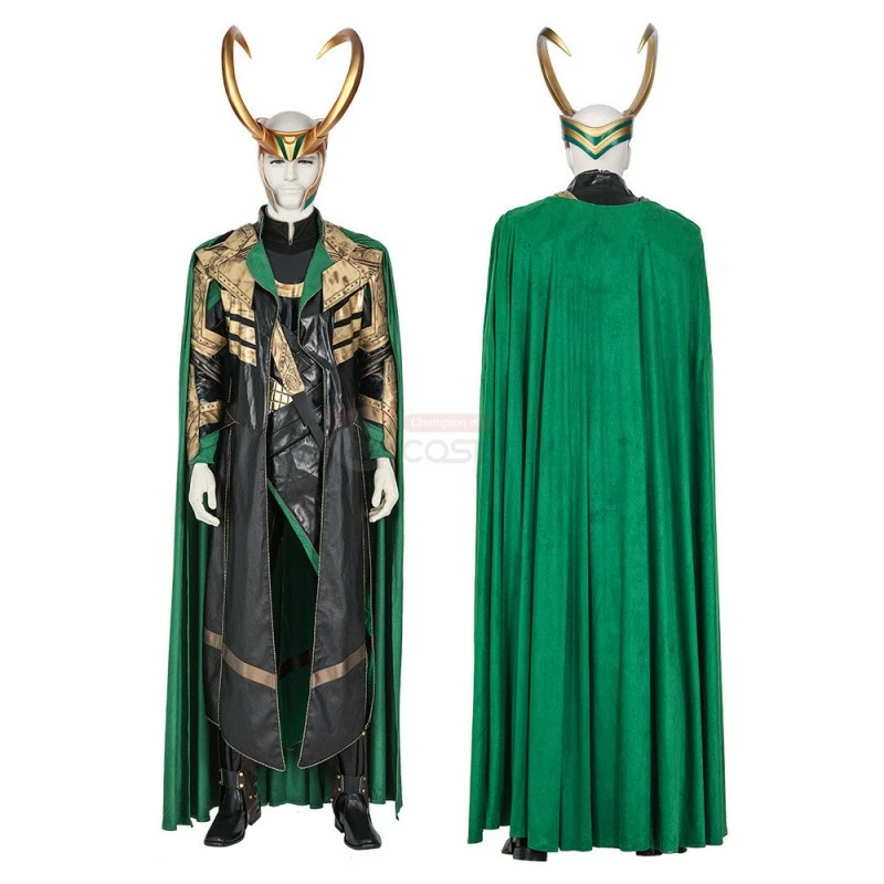 Loki Costume Deluxe 2021 TV Loki Laufeyson Armor Cosplay Suit 4 Loki Costume Deluxe 2021 TV Loki Laufeyson Armor Cosplay Suit - Image 2