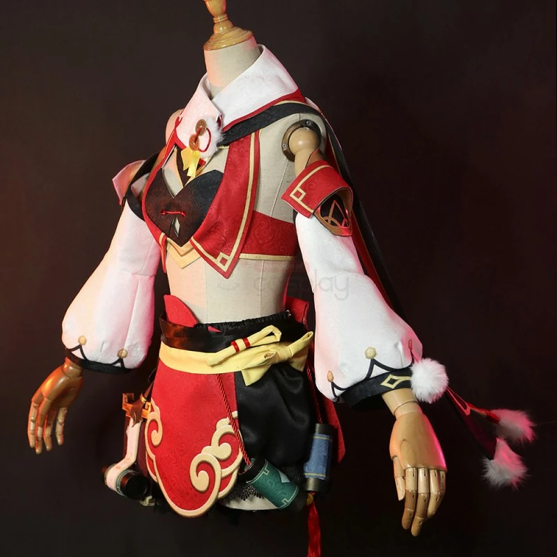 Yanfei Costume Genshin Impact Cosplay Suit 5 Yanfei Costume Genshin Impact Cosplay Suit - Image 3