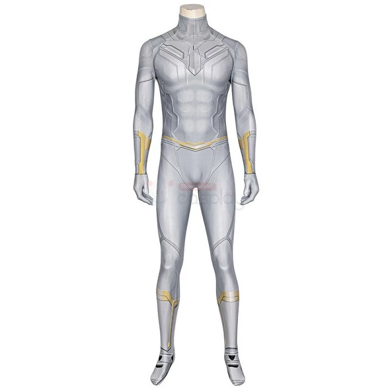 White Vision Costume 2021 WandaVision Jumpsuit New Wanda Maximoff Scarlet Witch Suit 7 White Vision Costume 2021 WandaVision Jumpsuit New Wanda Maximoff Scarlet Witch Suit - Image 5