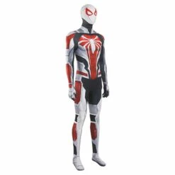 2023 Spiderman PS4 White Armor Jumpsuit Cosplay Costume -DreamSuit Store 1 3 800x800 4