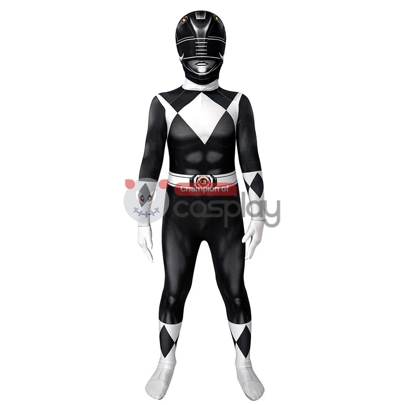 Kids Power Ranger Costume Jumpsuit Power Rangers Cosplay Suit 6 Kids Power Ranger Costume Jumpsuit Power Rangers Cosplay Suit - Image 4