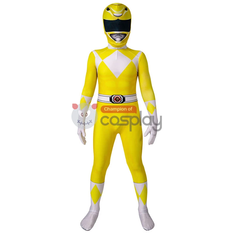 Kids Power Ranger Costume Jumpsuit Power Rangers Cosplay Suit 7 Kids Power Ranger Costume Jumpsuit Power Rangers Cosplay Suit - Image 5