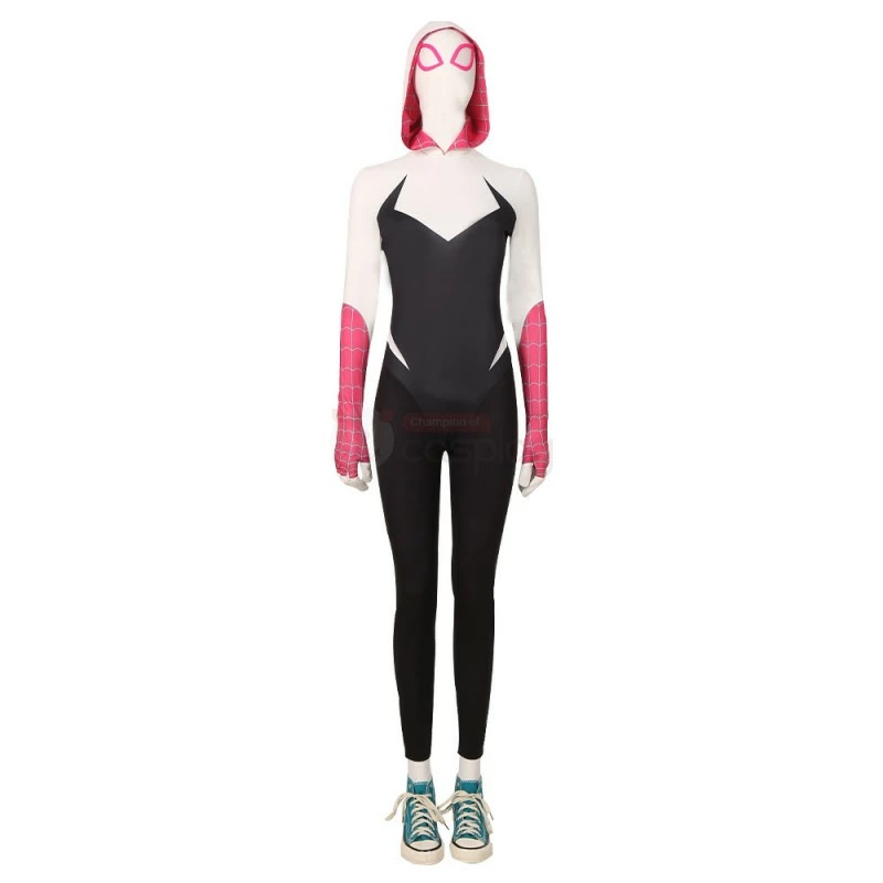 Spider-Man: Across The Spider-Verse Gwen Stacy Cosplay Costumes 4 Spider-Man: Across The Spider-Verse Gwen Stacy Cosplay Costumes - Image 2