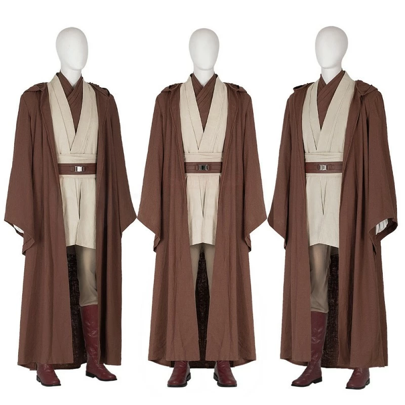 Obi-Wan Kenobi Cosplay Costume Star Wars Cosplay Suit 4 Obi-Wan Kenobi Cosplay Costume Star Wars Cosplay Suit - Image 2