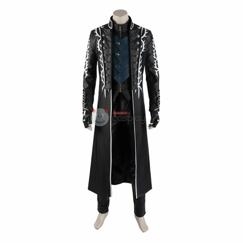 Vergil Costume Devil May Cry 5 Cosplay Costumes Windbreaker Full Set 4 Vergil Costume Devil May Cry 5 Cosplay Costumes Windbreaker Full Set - Image 2