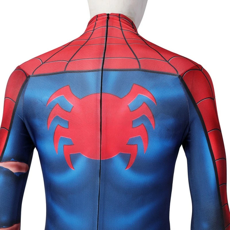Spider-Man PS5 Classic Suit Spiderman Damaged Cosplay Costume 12 Spider-Man PS5 Classic Suit Spiderman Damaged Cosplay Costume - Image 10