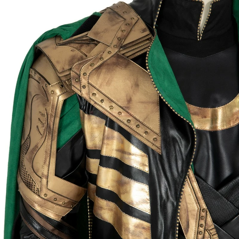 Loki Costume Deluxe 2021 TV Loki Laufeyson Armor Cosplay Suit 21 Loki Costume Deluxe 2021 TV Loki Laufeyson Armor Cosplay Suit - Image 19