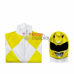 Mighty Morphin Power Rangers Cosplay Costume Yellow Ranger Suit For Kids -DreamSuit Store 11 800x800 142