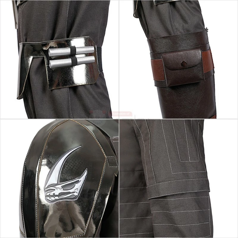 The Mandalorian Season 2 Cosplay Costume Halloween Outfit 16 The Mandalorian Season 2 Cosplay Costume Halloween Outfit - Image 14