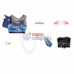 League Of Legends 2020 LOL KDA All Out Ahri Cosplay Costume -DreamSuit Store 12 800x800 14
