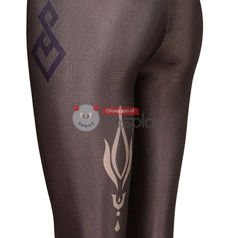 Genshin Impact Cosplay Suit Keqing Costume 4 Genshin Impact Cosplay Suit Keqing Costume - Image 2