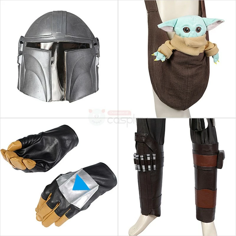 The Mandalorian Season 2 Cosplay Costume Halloween Outfit 18 The Mandalorian Season 2 Cosplay Costume Halloween Outfit - Image 16