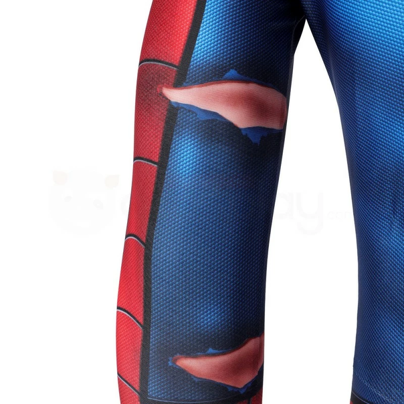 Spider-Man PS5 Classic Suit Spiderman Damaged Cosplay Costume 15 Spider-Man PS5 Classic Suit Spiderman Damaged Cosplay Costume - Image 13