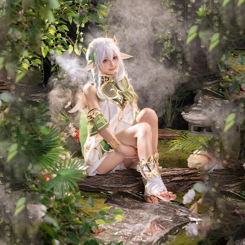 Genshin Impact Nahida Cosplay Costume Lesser Lord Dress 19 Genshin Impact Nahida Cosplay Costume Lesser Lord Dress - Image 17