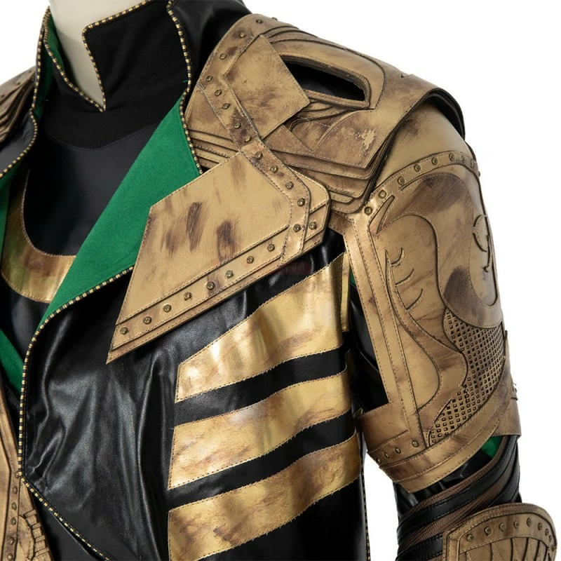 Loki Costume Deluxe 2021 TV Loki Laufeyson Armor Cosplay Suit 16 Loki Costume Deluxe 2021 TV Loki Laufeyson Armor Cosplay Suit - Image 14