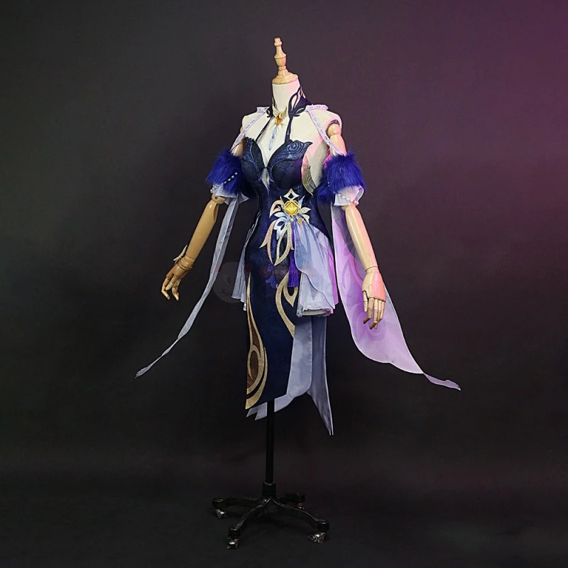 Genshin Impact Ningguang Orchid's Evening Gown Cosplay Costumes 4 Genshin Impact Ningguang Orchid's Evening Gown Cosplay Costumes - Image 2