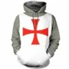 Knights Templar Cross 3D Hoodie Fashion Sweatshirts -DreamSuit Store 2 800x800 585
