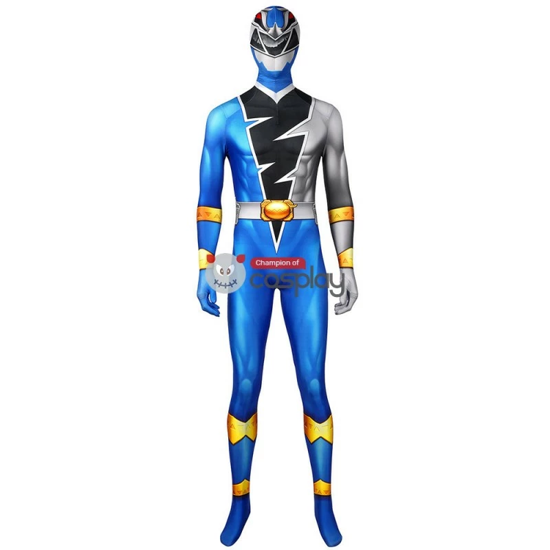 Blue Power Rangers Costume Kishiryu Sentai Ryusoulger Blue Solider Melto Cosplay Suit 4 Blue Power Rangers Costume Kishiryu Sentai Ryusoulger Blue Solider Melto Cosplay Suit - Image 2