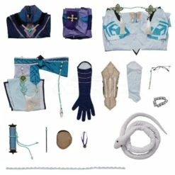 Baizhu Costume Genshin Impact Cosplay Suit 18 Baizhu Costume Genshin Impact Cosplay Suit -DreamSuit Store 3 800x800 110