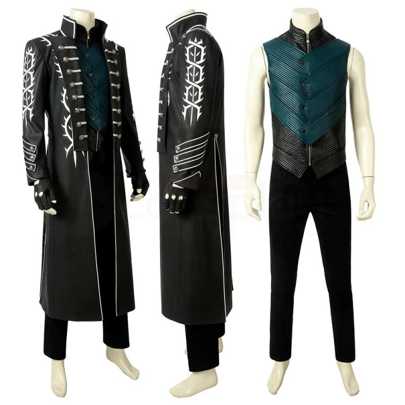 DMC Devil May Cry 5 Vergil Cosplay Costume 5 DMC Devil May Cry 5 Vergil Cosplay Costume - Image 3