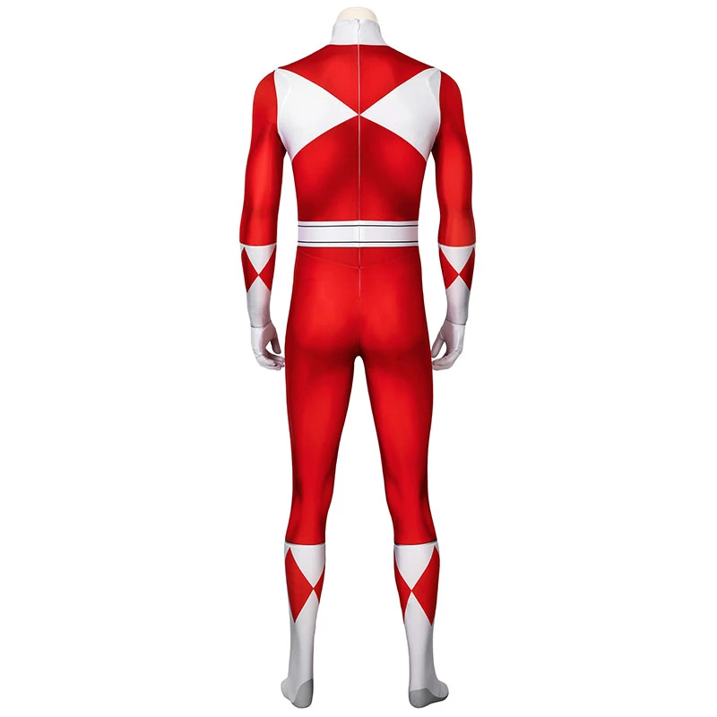 Adult Power Rangers Jumpsuit Mighty Morphin Power Rangers Cosplay Costume 22 Adult Power Rangers Jumpsuit Mighty Morphin Power Rangers Cosplay Costume - Image 20
