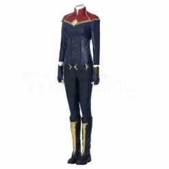 2022 New Captain Marvel Cosplay Suit Carol Danvers Blue Costume -DreamSuit Store 3 800x800 229