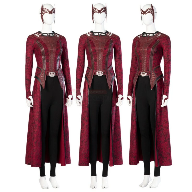 Scarlet Witch Costume Doctor Strange In The Multiverse Of Madness Wanda Cosplay Suit Upgraded Version 6 Scarlet Witch Costume Doctor Strange In The Multiverse Of Madness Wanda Cosplay Suit Upgraded Version - Image 4