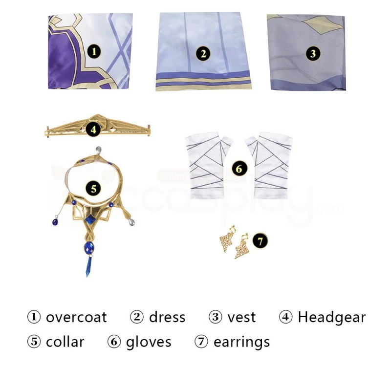 Dunyarzad Costume Genshin Impact Cosplay Suit 5 Dunyarzad Costume Genshin Impact Cosplay Suit - Image 3