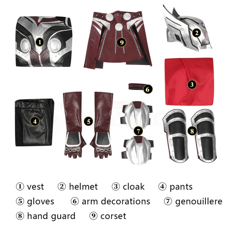 Thor Love And Thunder Jane Foster Cosplay Costume 2022 Thor 4 New Cosplay Suit 9 Thor Love And Thunder Jane Foster Cosplay Costume 2022 Thor 4 New Cosplay Suit - Image 7