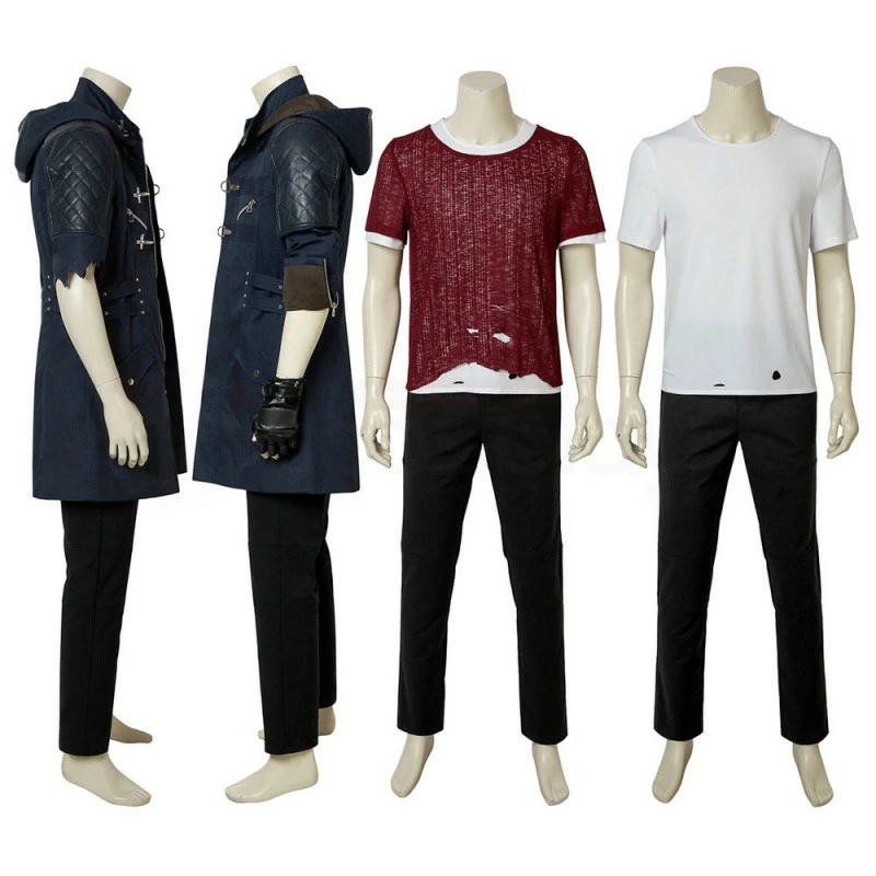 Devil May Cry 5 Costume DMC V Nero Cosplay Suit 6 Devil May Cry 5 Costume DMC V Nero Cosplay Suit - Image 4