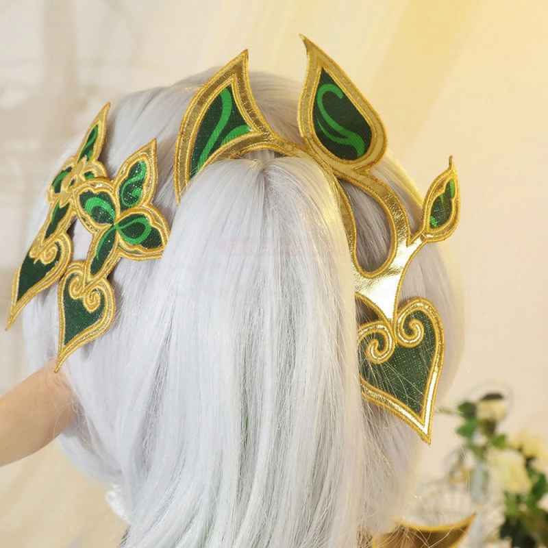 Genshin Impact Nahida Cosplay Costume Lesser Lord Dress 9 Genshin Impact Nahida Cosplay Costume Lesser Lord Dress - Image 7