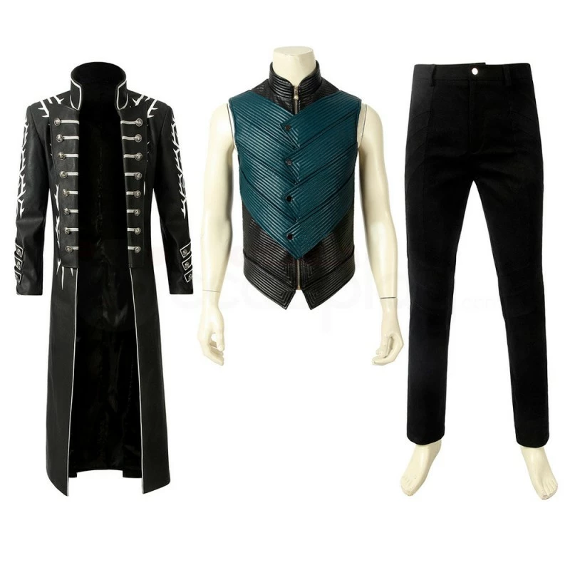 DMC Devil May Cry 5 Vergil Cosplay Costume 6 DMC Devil May Cry 5 Vergil Cosplay Costume - Image 4