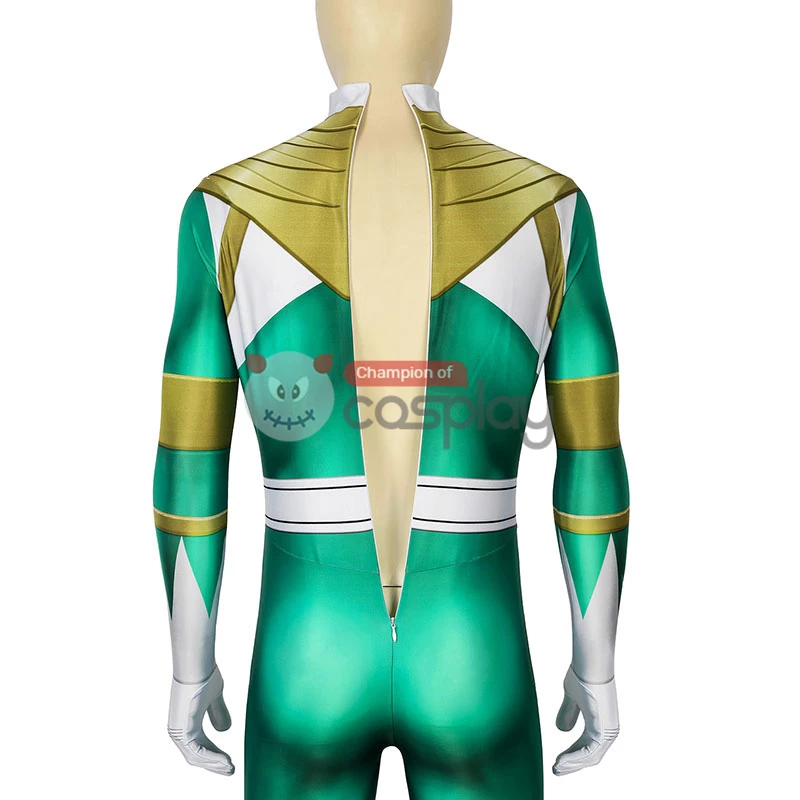 Adult Power Rangers Jumpsuit Mighty Morphin Power Rangers Cosplay Costume 9 Adult Power Rangers Jumpsuit Mighty Morphin Power Rangers Cosplay Costume - Image 7