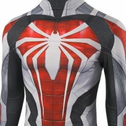 2023 Spiderman PS4 White Armor Jumpsuit Cosplay Costume -DreamSuit Store 4 800x800 533