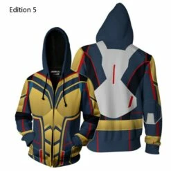 Ant-Man 3 Zip Up Hoodie Ant-Man And The Wasp Quantumania 3D Sweatshirts -DreamSuit Store 4 800x800 586