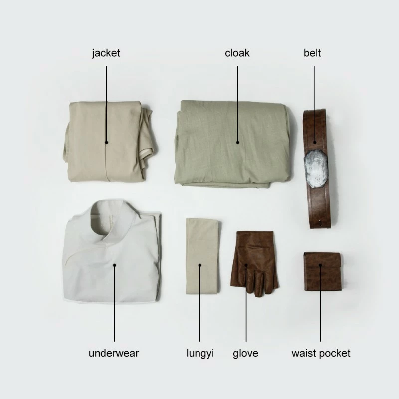 Star Wars 8 The Last Jedi Costumes Luke Skywalker Cosplay Costume 15 Star Wars 8 The Last Jedi Costumes Luke Skywalker Cosplay Costume - Image 13