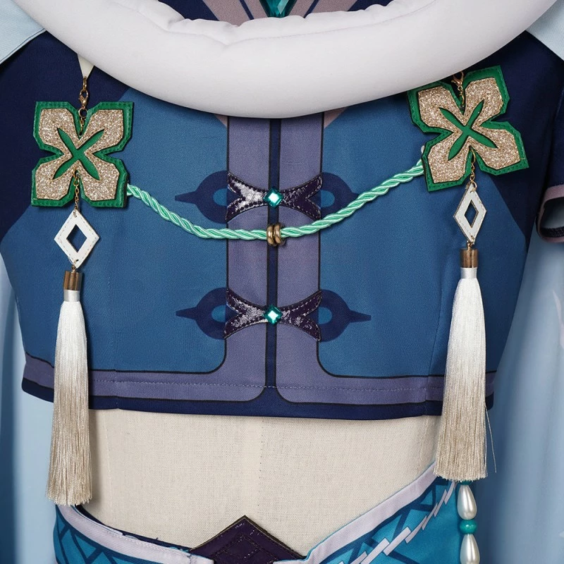 Baizhu Costume Genshin Impact Cosplay Suit 7 Baizhu Costume Genshin Impact Cosplay Suit - Image 5