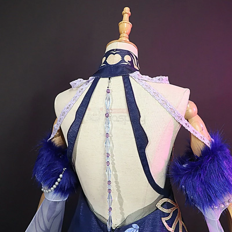 Genshin Impact Ningguang Orchid's Evening Gown Cosplay Costumes 7 Genshin Impact Ningguang Orchid's Evening Gown Cosplay Costumes - Image 5