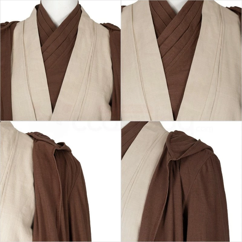 Obi-Wan Kenobi Cosplay Costume Star Wars Cosplay Suit 8 Obi-Wan Kenobi Cosplay Costume Star Wars Cosplay Suit - Image 6