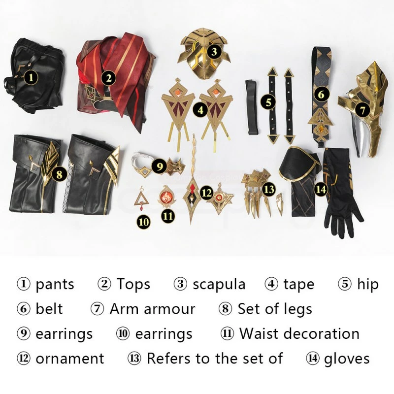 Dehya Cosplay Costume Genshin Impact Cosplay Suit 7 Dehya Cosplay Costume Genshin Impact Cosplay Suit - Image 5