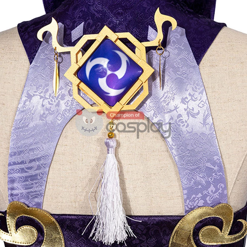 Genshin Impact Cosplay Suit Keqing Costume 15 Genshin Impact Cosplay Suit Keqing Costume - Image 13