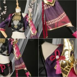 Genshin Impact Cosplay Costume Kuki Shinobu Suit -DreamSuit Store 5 800x800 93