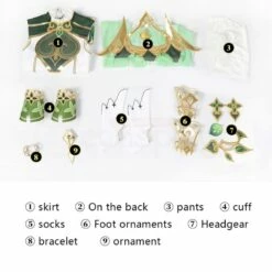 Genshin Impact Nahida Cosplay Costume Lesser Lord Dress 29 Genshin Impact Nahida Cosplay Costume Lesser Lord Dress -DreamSuit Store 6 800x800 121