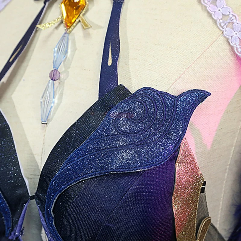 Genshin Impact Ningguang Orchid's Evening Gown Cosplay Costumes 8 Genshin Impact Ningguang Orchid's Evening Gown Cosplay Costumes - Image 6