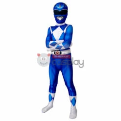 Blue Ranger Jumpsuit Mighty Morphin Power Rangers Cosplay Suit For Kids -DreamSuit Store 6 800x800 195