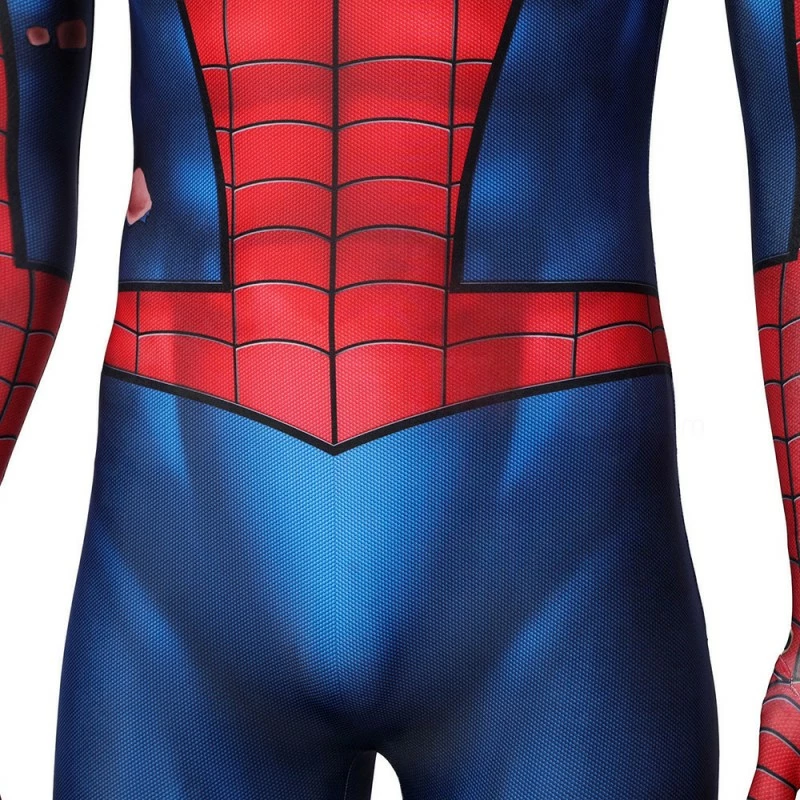 Spider-Man PS5 Classic Suit Spiderman Damaged Cosplay Costume 9 Spider-Man PS5 Classic Suit Spiderman Damaged Cosplay Costume - Image 7