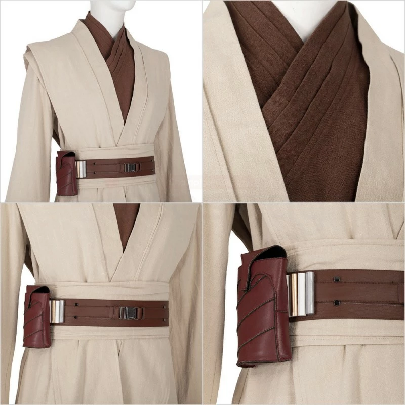 Obi-Wan Kenobi Cosplay Costume Star Wars Cosplay Suit 10 Obi-Wan Kenobi Cosplay Costume Star Wars Cosplay Suit - Image 8